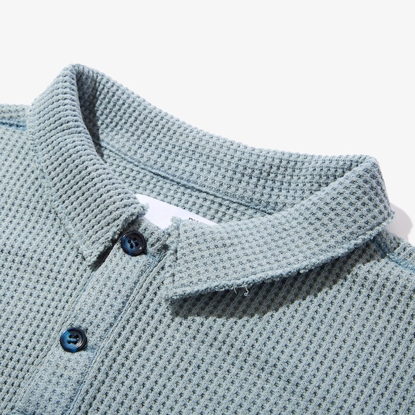 Diaspora skateboards �ǥ������ݥ� Waffle L/S Polo