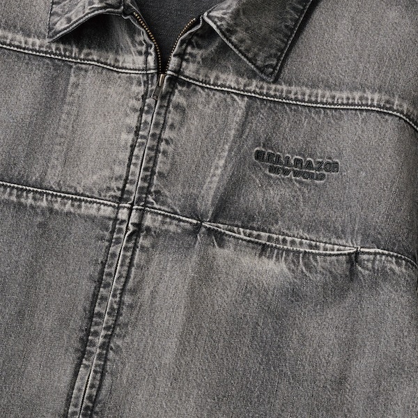 Hellrazor �إ�쥤���� DENIM ZIP SHIRT