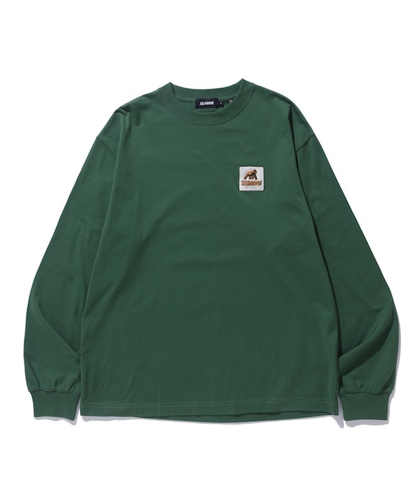 大人気 XLARGE WALKING APE L/S TEE ワンポイントの刺繍がGOOD XLARGE エクストララージ WALKING APE L/S TEE | XLARGE