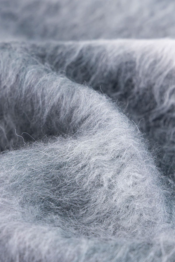 WOKE EDGE �����������å� Gradation Mohair Zip Knit
