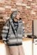 WOKE EDGE �����������å� Gradation Mohair Zip Knit