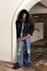 WOKE EDGE �����������å� Gradation Mohair Zip Knit