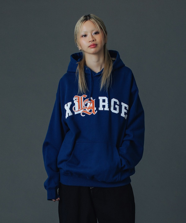 XLARGE �������ȥ�顼�� LA PATCHED HOODED SWEATSHIRT