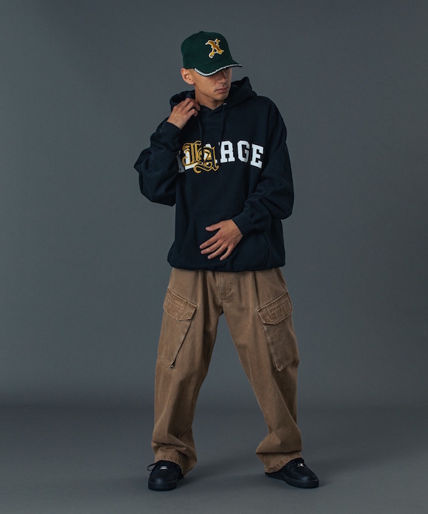 XLARGE �������ȥ�顼�� LA PATCHED HOODED SWEATSHIRT