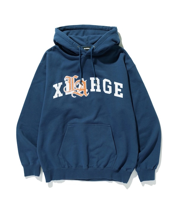 XLARGE �������ȥ�顼�� LA PATCHED HOODED SWEATSHIRT