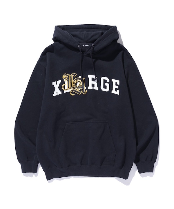 XLARGE �������ȥ�顼�� LA PATCHED HOODED SWEATSHIRT
