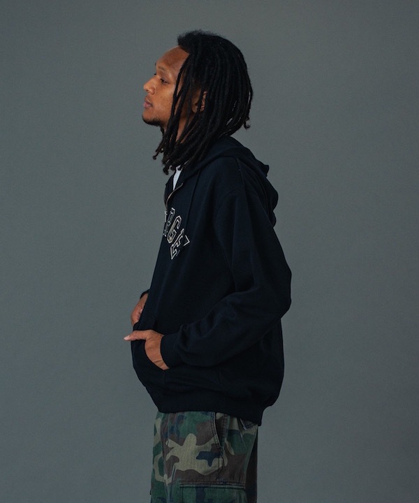 XLARGE �������ȥ�顼�� CAMO PATCH ZIP UP HOODED SWEATSHIRT