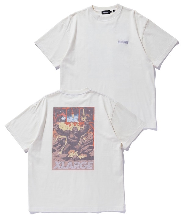 早い者勝ち 大人気 XLARGE COMIC TWO S/S TEE ウォッシュ加工◎ XLARGE エクストララージ XLARGE COMIC TWO S/S TEE | XLARGE