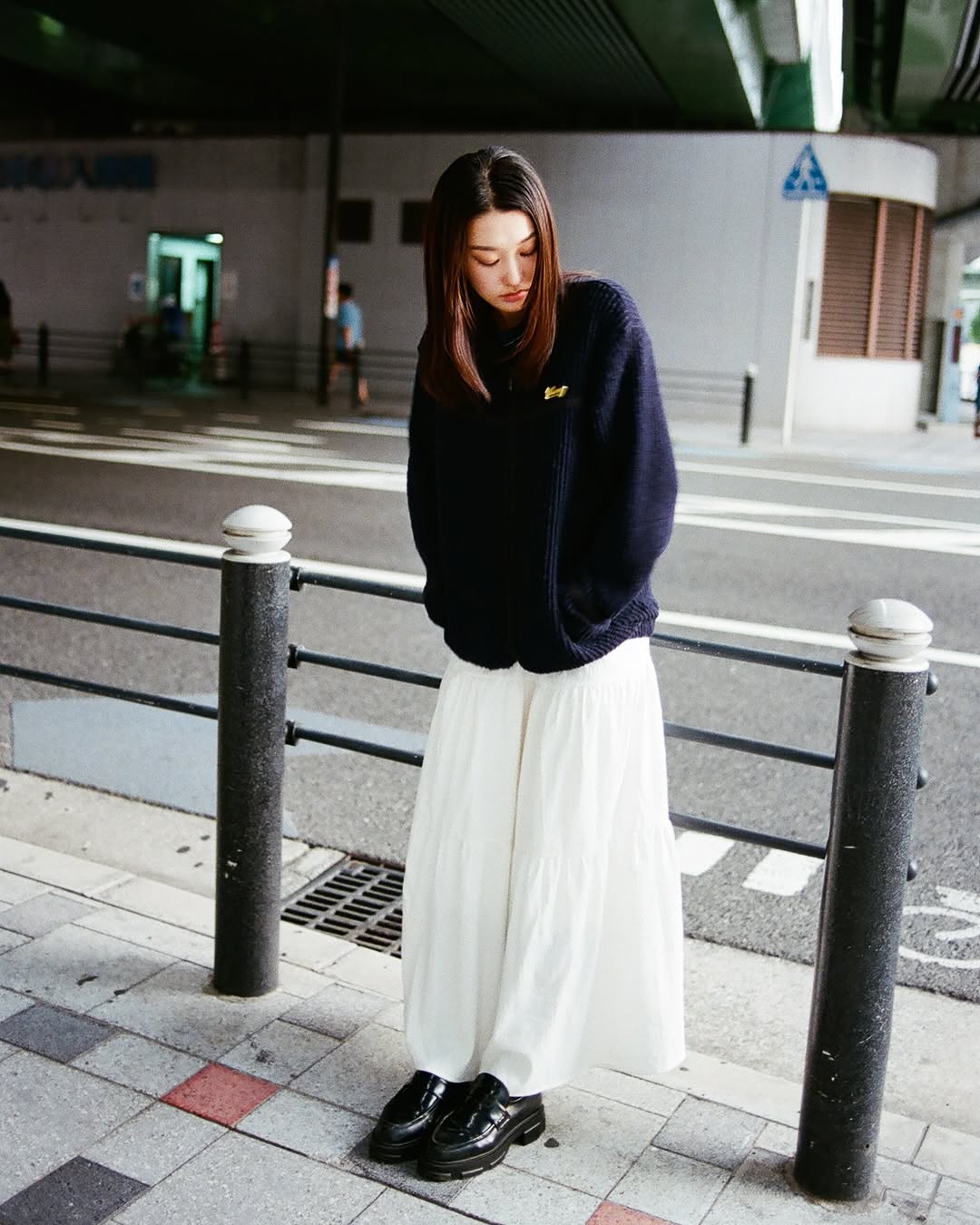 WHIMSY �����ॸ�� Low Gauge Knit Jacket