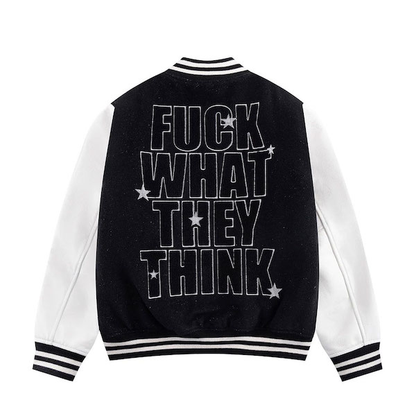 WOKE EDGE �����������å� Varsity Jacket