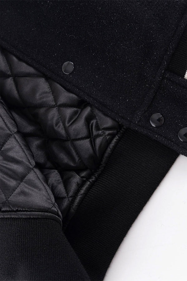 WOKE EDGE �����������å� Varsity Jacket