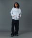 XLARGE �������ȥ�顼�� PERFORATED LEATHER LOGO ZIP UP HOODED SWEATSHIRT