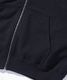 XLARGE �������ȥ�顼�� PERFORATED LEATHER LOGO ZIP UP HOODED SWEATSHIRT