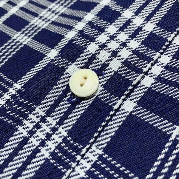 WHATZIS ��åȥ��� S/S PLAID SHIRT