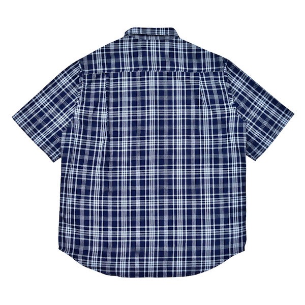 WHATZIS ��åȥ��� S/S PLAID SHIRT