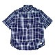 WHATZIS ��åȥ��� S/S PLAID SHIRT