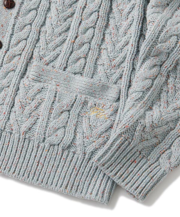FTC ���եƥ������� CABLE KNIT CARDIGAN