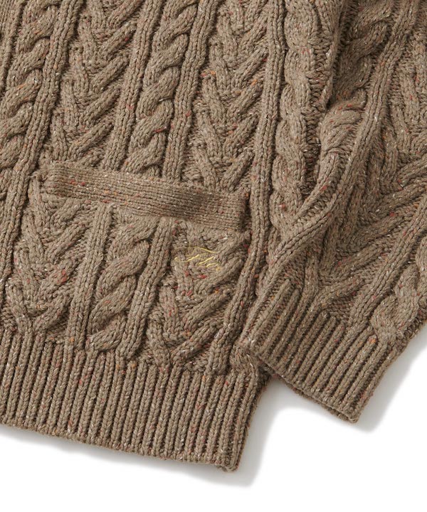 FTC ���եƥ������� CABLE KNIT CARDIGAN