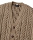FTC ���եƥ������� CABLE KNIT CARDIGAN