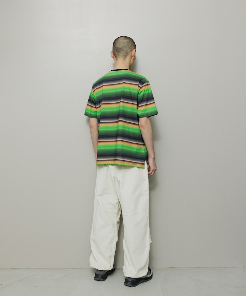 BAL �Х� GRADIENT STRIPE CREW NECK TEE