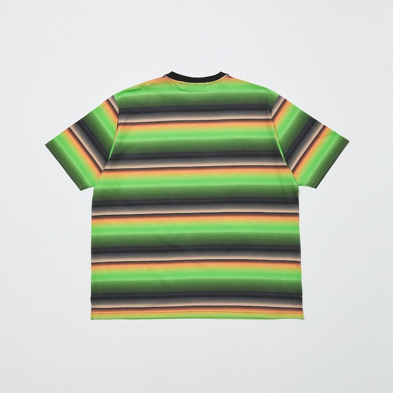 BAL �Х� GRADIENT STRIPE CREW NECK TEE