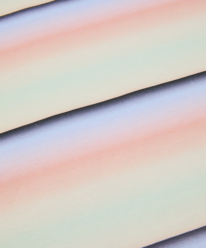 BAL �Х� GRADIENT STRIPE CREW NECK TEE