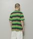 BAL �Х� GRADIENT STRIPE CREW NECK TEE