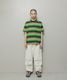 BAL �Х� GRADIENT STRIPE CREW NECK TEE