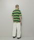 BAL �Х� GRADIENT STRIPE CREW NECK TEE