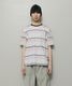 BAL �Х� GRADIENT STRIPE CREW NECK TEE