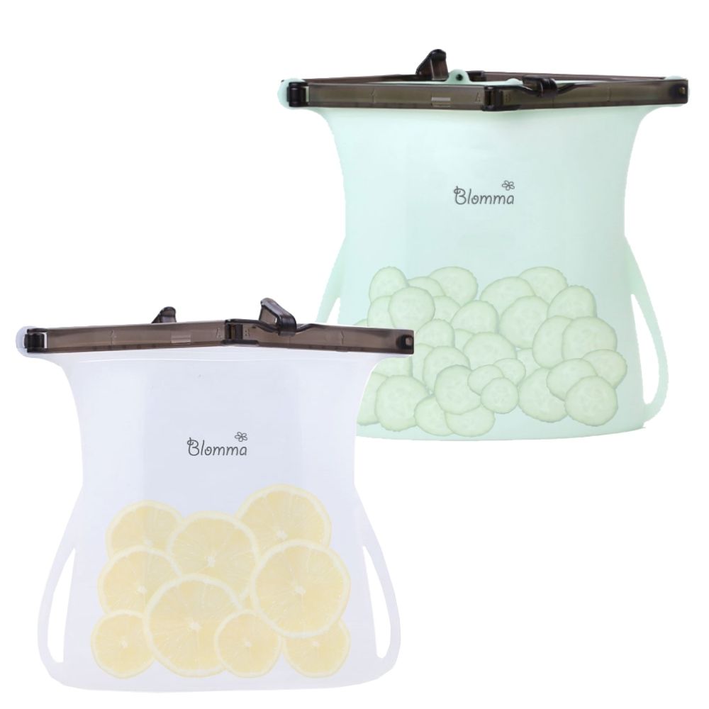 シリコン保存バッグ 【1000ml 2個セット】｜UVマスクなどの紫外線対策