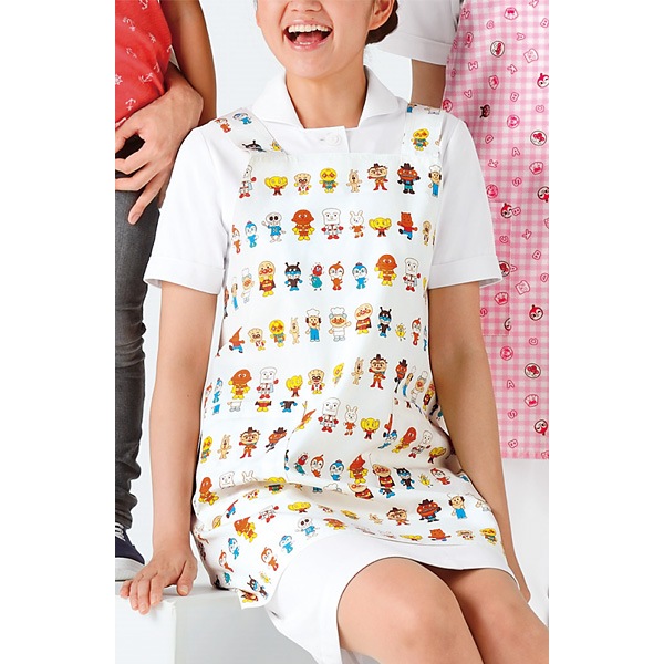 アンパンマン プリントエプロン ANP915-C70 / カゼン（旧アプロン