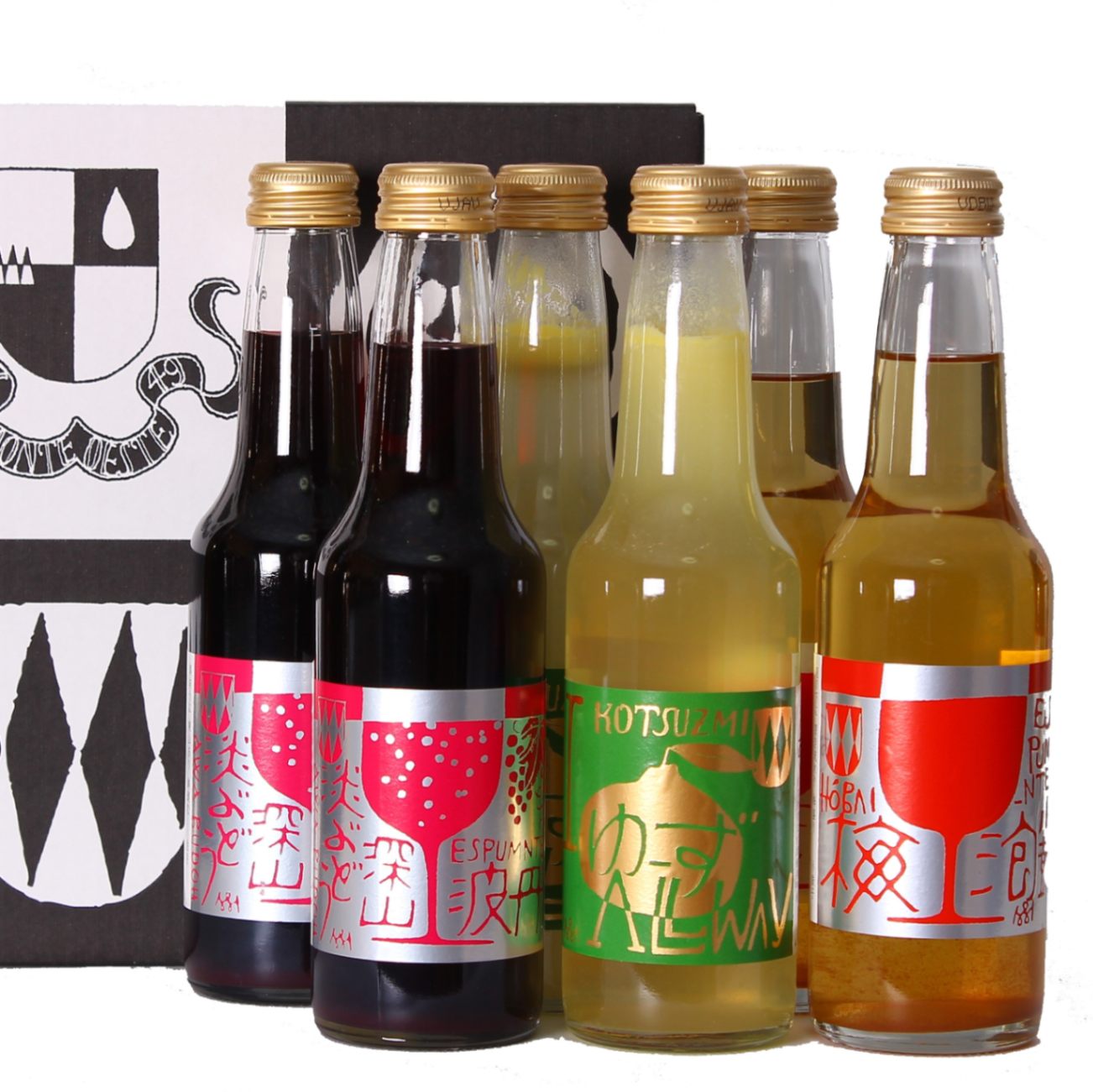 兵庫/西山酒造場〉微発泡 ぷちぷちセット(泡梅・ゆず・淡ぶどう) 250ml