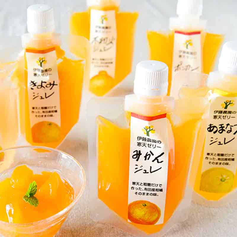 和歌山/伊藤農園〉ピュアフルーツ寒天ジュレ 8個セット