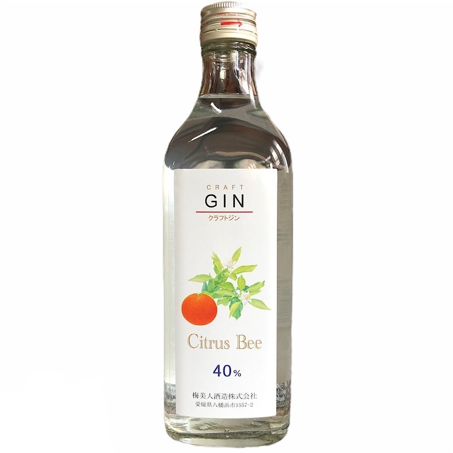 【まとめ買い◎】@シンSHOP  愛媛/梅美人酒造〉クラフトジン Citrus Bee500ml【20歳未満の方には