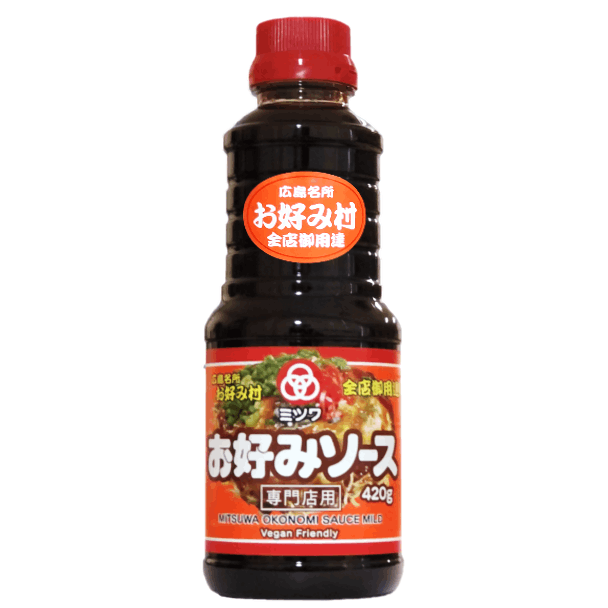 広島/サンフーズ〉ミツワお好みソース420g