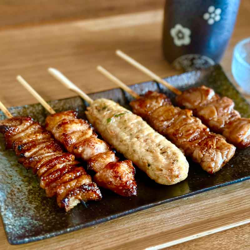 鹿児島/やまさき〉焼き鳥5種盛り10本（たれ味）【調理済】