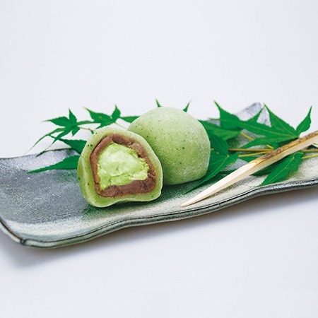 鳥取/長田茶店〉生くり～む大福 抹茶