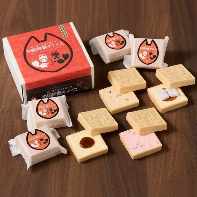 京都/風水木〉御稲荷最中アイス 京の縁起物セット