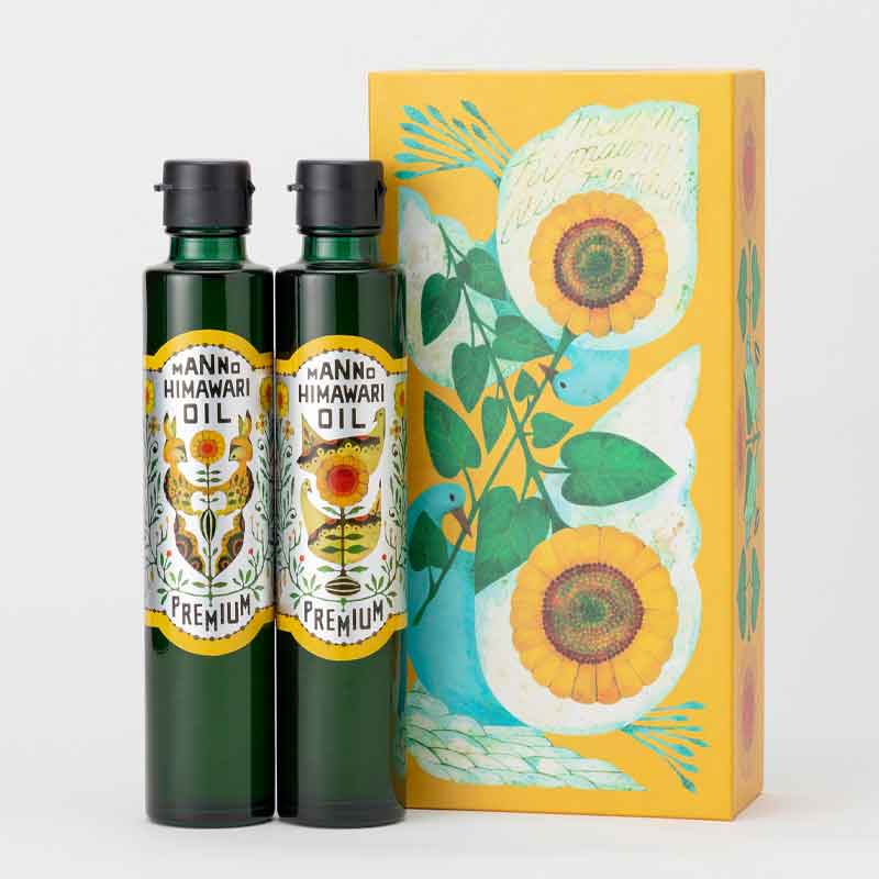 香川/サンフラワーまんのう〉まんのうひまわりオイルPREMIUMギフトセットS