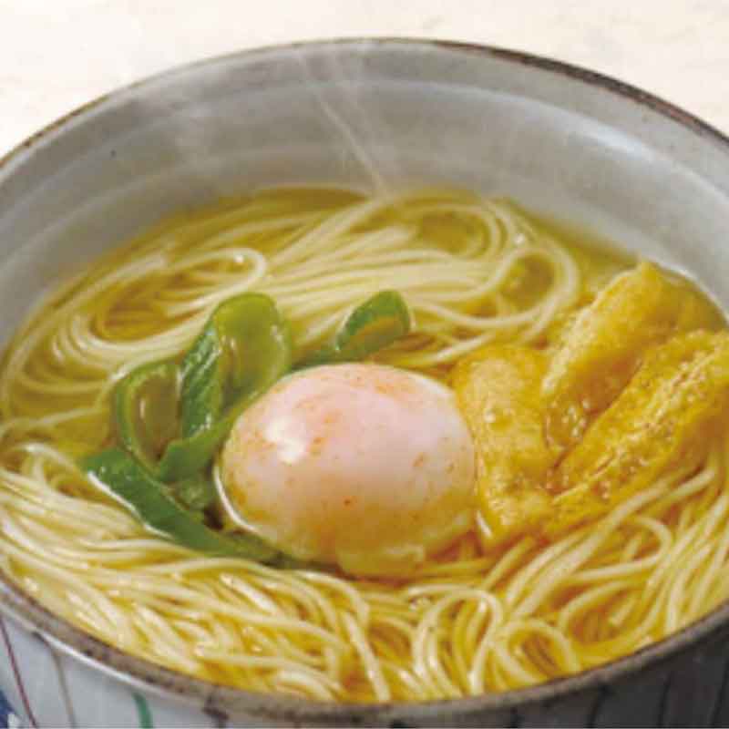 麺／プロフ必読（12/1までお取り置き中） 長崎/めんの山一〉即席にゅうめん【カレー味】（QFK-606)