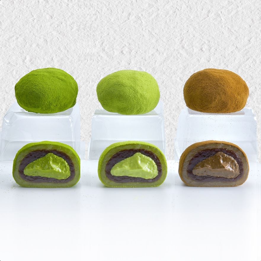 大福丸出品 大和茶大福口福餅・食べ比べ3個入り 奈良 - NEXCO西日本オンライン