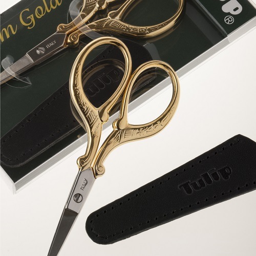 広島/チューリップ〉高級糸切りはさみ プレミアムゴールド