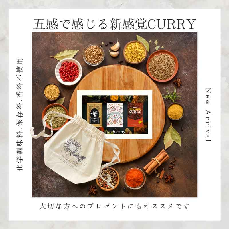 �����/alive & curry�ӥ��ꥸ�ʥ�����CURRY 3�糧�åȡ�����Хå��դ���