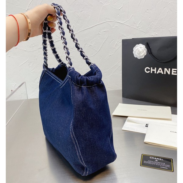 CHANEL シャネル デニムチェーントートバッグ サイズ: 33X28 【2021/06 CHANEL シャネル デニムチェーントートバッグ サイズ: 33X28 【2021/06