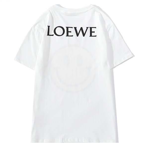LOEWE ロエベ 2020新作 スマイルTシャツ 2カラー バックプリント 男女 LOEWE ロエベ 2020新作 スマイルTシャツ 2カラー バックプリント 男女