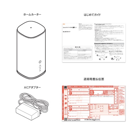 【延長】 UQWiMAX Speed Wi-Fi HOME 5G L13