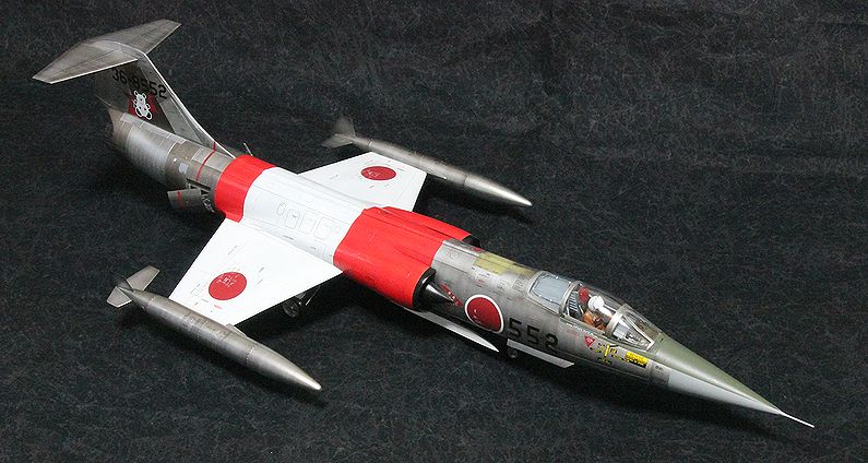F104J スターファイター 1/32 航空自衛隊 完成品 1981年製 1/32 F104Jスターファイター航空自衛隊 完成品｜艦船模型の