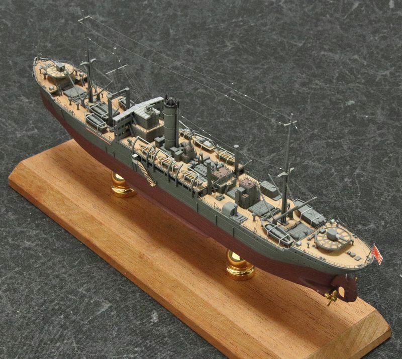 1/700給糧艦『間宮』フルハルモデル フルディテールアップ完成品｜艦船