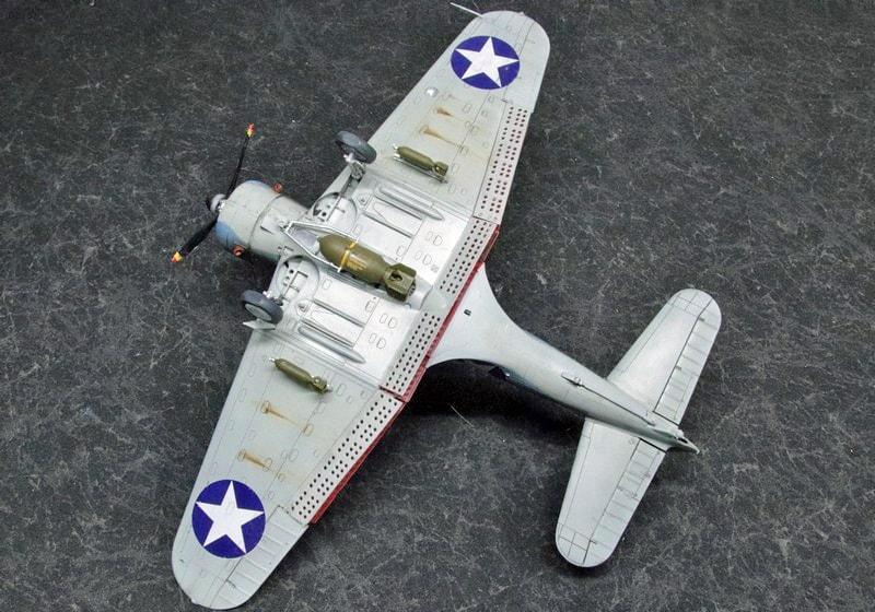 アカデミー 1/48 SBDドーントレス 完成品 アカデミー SBD-3 ドーントレス | プラモデル - 模型店けい